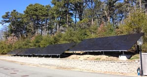 Wequassett Resort ground mounted solar