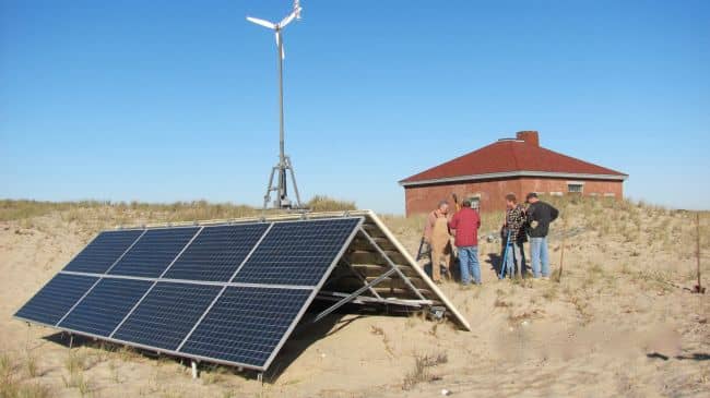 Race Point Off-Grid solar and wind energy systems