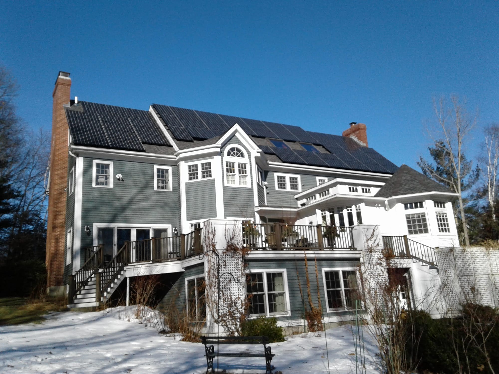 Residential solar installation in Lexington